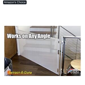 Retract-A-Gate White Safety Gate